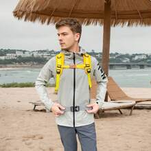 2025 Nuovo Zaino da Escursionismo Unisex Leggero e di Grande Capacità - Zaino da Viaggio Resistente con Guscio Morbido, Cinghia Pettorale Regolabile, Molteplici Tasche e Design Ergonomico, Adatto per Campeggio all'Aperto e Viaggi d'Affari (Giallo), Stile alla Moda e Semplice| Tessuto a rete traspirante