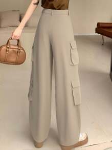 Women Pants - Apricot - View 2