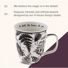 Karma Gifts KA101840A Taza Boho en Blanco y Negro, Mariposa - Escarabajo - Ver 6