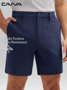 Cavva Pantaloncini da golf estivi da uomo da 7 pollici, ad asciugatura rapida, leggeri, traspiranti, con 6 tasche, adatti per lavoro, escursioni, pesca