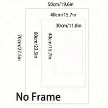 3 piezas de arte de pared de lienzo estilo vaquero costero con botas rosas, sombreros y pintura acuarela para decoración de habitación, sin marco - Multicolor - Ver 5