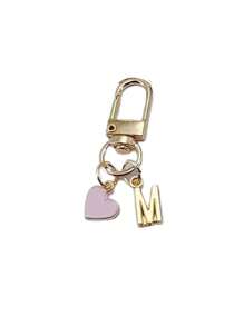 个性化心形吊坠,可定制(姓名首字母、留言/情书)| 心形钥匙扣 | 定制包包挂饰 | 礼物、钥匙扣、独特手机配件、简约设计、适合女士钱包和手机配件、送给朋友、家人、女友的礼物、户外用品、派对用品、礼品、纪念品、女士包包挂饰、汽车配件、送给女性和女孩的礼物 - 彩色 - 查看 19