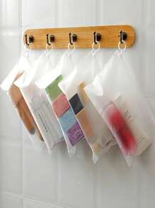 5pcs/10pcs Transparent Frosted Ring Zipper Bags For Underwear, Cosmetics, Stationery, Travel Storage For Travel Storage Bag,Makeup Bag,Cosmetic Bag,Vacation Organizer,Large Capacity Makeup Organizer Makeup Case, For Lipstick, Brush, Skincare, Mobile Phone, Coin, Small Items, For Home,Gift,Vacation And Festival Halloween Christmas Multifunctional Use,Boho Vibes
