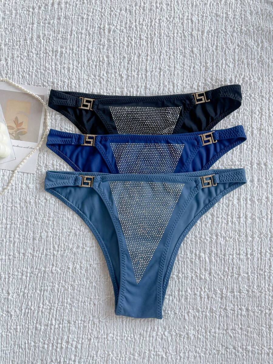Briefs especiales de diamantes - Azul - Ver 1