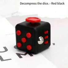 1pc Magic Cube Stress Relief Set,Fidget Cube & Infinite Cube Toys For Teens & Adults,Creative Novelty Stress Relief Toys,Rubik Cube,Stress Relief Toy,Stress Cube - White - View 8