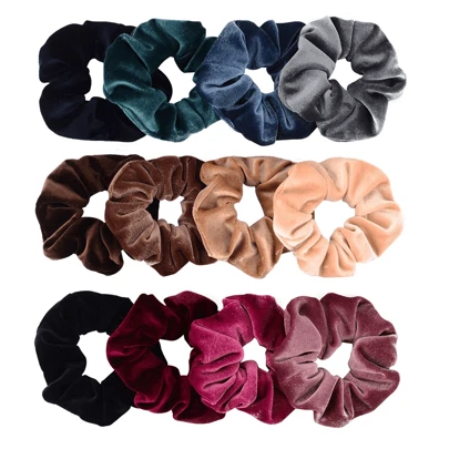 Kit Com 60 unid Xuxinha scrunchies de cabelo rabicó prendedor de cabelo