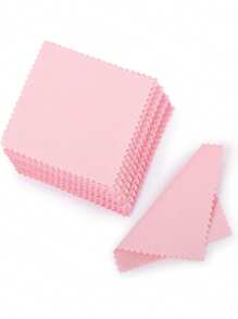 10 件珠宝清洁布，双面绒抛光布，柔软温和，恢复光泽，不损坏珠宝