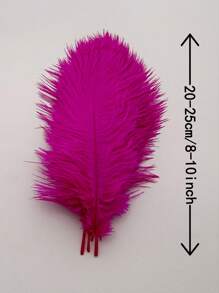 5pcs Artificial Ostrich Feather 20-25cm For Jewelry Making DIY Wedding Home Decoration Artificial Feather Table Centerpiece Crafts Clothes Accessories Cake Decoration - Multicolor - View 20