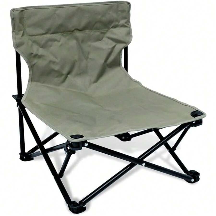 TIYASTUN - Sillas de playa bajas para adultos, silla de camping ligera, silla de campamento, sillas plegables para exteriores, sillas de césped plegables para camping, playa, concierto, perfil bajo - 1 - Ver 1