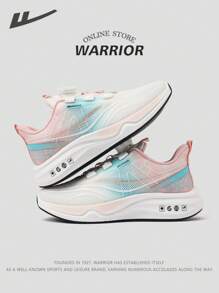 WARRIOR 1 par Nuevos zapatos deportivos transpirables de suela blanda para mujer 2025, diseño de hebilla giratoria, de caña baja, ultra ligeros con amortiguación de rebote para deportes al aire libre, suela blanda con absorción de choque, impermeables para senderismo, comodidad todo el día