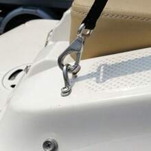 4pcs Handle 5mm Stainless Steel Wire Eye Strap Boat Marine Tie Down Hook Canopy Engines Accessories Stainless Steel