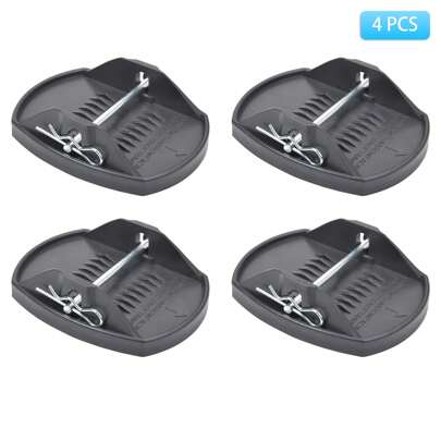4pcs Caravan Feet Pads Heavy Duty Caravan Leg Pads Stabiliser Jack Pads