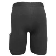 Men's Cycling Shorts With Side Pockets, Thermal, Elastic, Support - 黑色 - 查看 4