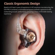 原装 KZ-EDX PRO X 动圈耳机，HIFI 低音增强，带麦克风，入耳式耳机，适用于智能手机、电脑、游戏、降噪、运动音乐，情人节和新年礼物 - EDX Pro X - 查看 12