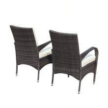 2-Piece Liberatore Dining Chairs With Cushions Beige Cushion - Nâu như hình - Xem 18