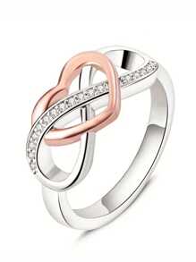 1 PC Fashion 925 Sterling Silver Cubic Zirconia Heart Rings Party Jewelry For Mother's Day Gift Fine Jewelry - 1# - View 11