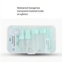 Set de 6/10/11 piezas de botellas/contenedores de viaje reutilizables, surtido versátil, a prueba de fugas, adecuado para gel de ducha, champú, cuidado de la piel, cosméticos, artículos esenciales de viaje, de vuelta a la escuela