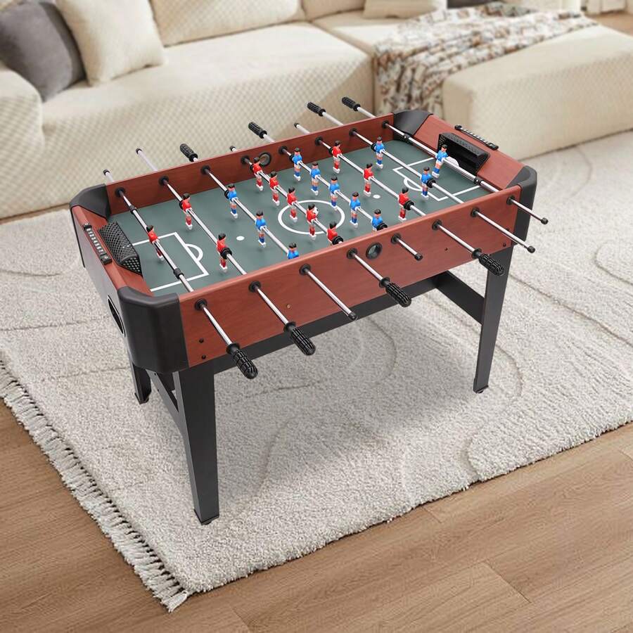 YUNRUX Professional Table Football Leeds Kicker Black Table Football Table Football Table - màu nâu - Xem 1