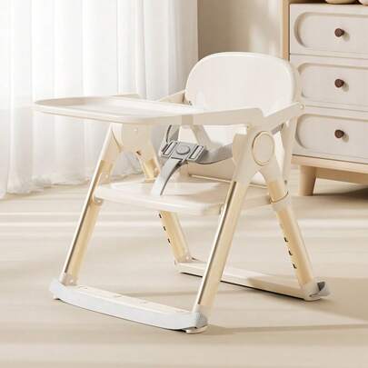 Piorlado Baby Folding Booster Seat High Chair For Dining, Baby Toddler Portable Feeding Seat For Children 6 Months To 3 Years Approx