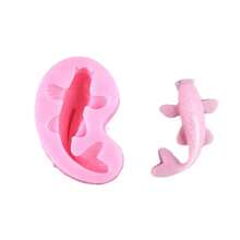 Goldfish Shaped DIY Handmade Fragrance Plaster Multifunctional Silicone Mold - Pink - View 2