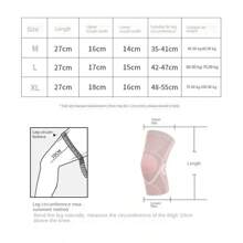 Genouillères de randonnée de sport et de fitness pour l'extérieur, faites de nylon tricoté avec une haute élasticité pour fixer les genoux, resserrer les muscles, offrir une protection pour les sports, la course, prévenir les tensions musculaires. Professionnel, respirant et absorbant la transpiration, convient pour l'entraînement quotidien, le cyclisme, la randonnée, la course, l'équipement de protection antidérapant pour l'extérieur