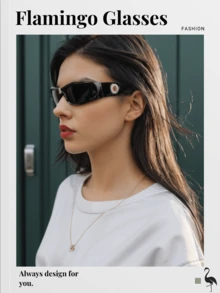 2025 新款 Y2K 方形框架时尚女士时尚眼镜，街拍时尚眼镜 - A - 查看 2