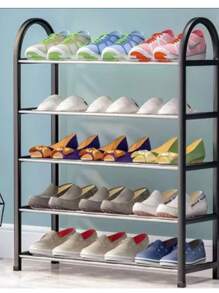 SHOE RACK 5 Tiers Multipurpose 10 Pairs Portable Shoe Organizer GALERIADDD New Good Quality From 2025 - BLUE - View 7