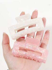 1PC8CM Light Color Matching Ladylike Style Series One-Piece Clip Hair Clip