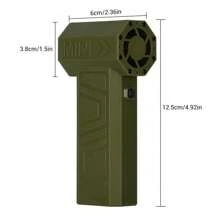 Dazone Compressed Air - Dust Collector - Blower - Fan - Computer Dust Collector Electric 130000RPM - Replacement Compressed Air Tank - Keyboard Cleaning - Car Cleaning - Turbo Fan - Car Dryer Blower - Jet Fan - Airless Canister Dust Collector For Cleaning, Snow Removal, Dusting, Grilling, Etc.