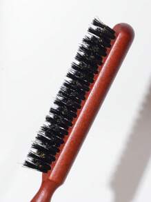 5 件套美发刷套装 - 适合普通发质的造型工具，包括浓密发髻和辫子刷、胡须修剪刷、专业沙龙护发配件（适用于浓密、卷曲、波浪和干燥的头发）、发刷、梳子、美发工具、美发产品和理发沙龙美容旅行必需品配件