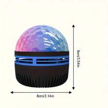 LED Projection Lamp With Arctic & Water Wave Effects, Remote Control, Multi-Color Ambiance, Suitable For Room Decoration, Various Holiday & Party Decor