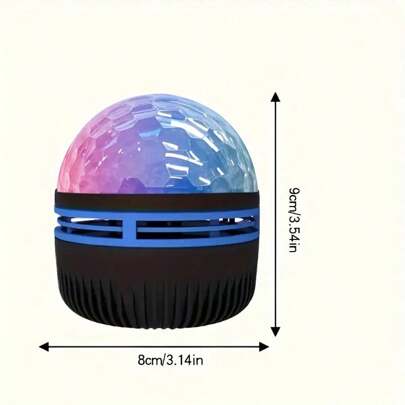 Đèn chiếu LED với hiệu ứng sóng nước và Bắc Cực, điều khiển từ xa, không gian nhiều màu, thích hợp để trang trí phòng, trang trí tiệc và ngày lễ khác nhau