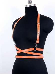 1PC Punk Body Harness Leather Lingerie Decorative Strip Sexy Underwear Harness Corset Stockings Garters Sword Belt Suitable For Daily Use