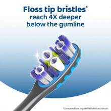 360 Total Advanced Floss-Tip Bristles Toothbrush Soft - 1 - View 6