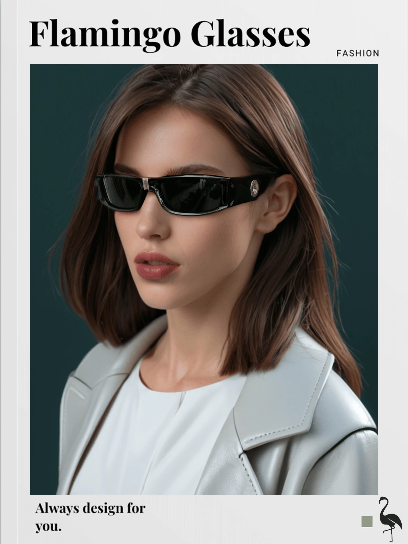 2025 新款 Y2K 方形框架时尚女士时尚眼镜，街拍时尚眼镜 - A - 查看 1