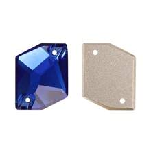 Handcrafted Double Hole Glass Rhinestones, Multi-Color, Suitable For DIY Clothes, Home Decor, Accessories Making - Multicolor-metallic Sunshine - View 18