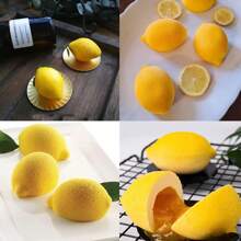 Stampo in silicone per mela e limone, per preparare mousse, dessert, pasticcini, cioccolato, budini alla frutta, gelatina, gelato, decorazioni per torte natalizie, antiaderente e facile da sformare, stampi a forma di mela, limone, mango, arancia, banana, lampone, fragola, pesca, cocco, pigna, ananas, utensili da forno natalizi