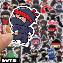 SCXXBSW 50pcs Cartoon Fun Graffiti Stickers Self-Adhesive Desktop Phone Cases Notebook Waterproof Stickers - Multicolor - View 3