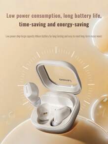 Lenovo 联想 EA200 无线蓝牙耳机游戏耳机立体声低音带麦克风降噪耳塞带麦克风 - 均碼 - 查看 4