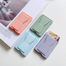 1 chiếc Ốp điện thoại có keo dán giữ thẻ, Ví dán mặt sau điện thoại di động đa năng có 1 khe cắm thẻ & Giá đỡ để bàn có thể gập lại - Nhiều màu - Xem 10