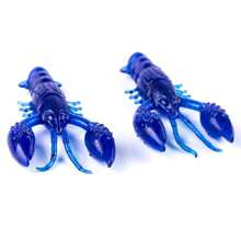 6pcs/Bag Soft Baits 6cm 3.5g Silicone Prawn Fishing Lures Baits For Bass