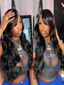 Body Wave Human Hair Bundles 6 To 36Inch Remy Hair Extensions 100g/Bundle Natural Black Color Double Weft Hair 1/3/4Pcs/Lot Human Curly Hair Bundles