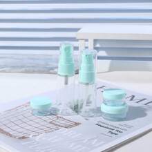 Set de 6/10/11 piezas de botellas/contenedores de viaje reutilizables, surtido versátil, a prueba de fugas, adecuado para gel de ducha, champú, cuidado de la piel, cosméticos, artículos esenciales de viaje, de vuelta a la escuela