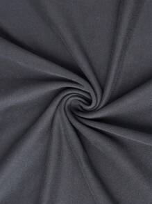 1 件女童休闲鸭印花圆领短袖 T 恤，年轻学生运动服，艺术风格，激发想象力和自我表达，夏季 - 深灰色 - 查看 5