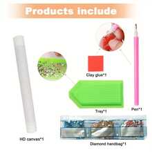 Diamond Painting Kits For Adults DIY Diamond Art Kit Beginners Full Drill Round Diamond Dots Painting Gem Art Kit Home Wall Decor Gifts