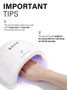 TOMICCA 4瓶8毫升裸色凝胶指甲油，持久可卸UV/LED凝胶指甲油套装，适合初学者在家DIY，专业美甲沙龙或作为礼物赠送 - 彩色 - 查看 8