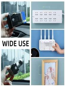 50pcs/Set Reusable Clear Double-Sided Adhesive Nano Tapes, Waterproof Home Essentials