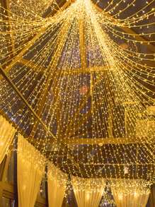 1pc 1.5/3/4.5/6/10/15/20m Battery Operated LED String Lights, Bedroom Wall Decor, Bright Battery Powered Fairy Lights, Warm White, Suitable For Indoor Room And Outdoor Garden Decor, Wedding Party Decoration, Birthday Party, Outdoor Fence Yard Camping Lights - Battery Model - View 2
