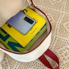 1pc, Stylish Leisure Student School Chest Bag Crossbody Bag, Lightweight Folding Crossbody Bag, Portable Fashion Multi-Functional Shoulder Bag, Suitable For Men And Women, Leisure Nylon Chest Bag, Multi-Level Storage Design, Suitable For Travel, Work And Cycling