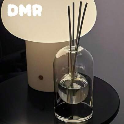 1 件简约奢华风格玻璃香薰瓶独特家居香水，香薰瓶，玻璃香薰瓶，适用于家庭，香水，节日礼物，装饰，精致玻璃香薰瓶，适用于客厅，卧室，优雅家居香水配件，简约奢华风格设计，时尚玻璃精华瓶，香味扩散